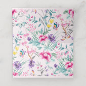 フローラ&蝶チノワセリー – 座席表 プレイスカード (内部開封)