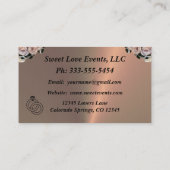 フローラ&銅ウェディングプランナー名刺 名刺 (裏面)