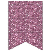 フローラ〔雄ジカの〕枝角ピンクパーティーガーランド誕生日デコール バンティングフラッグ (第2の旗)