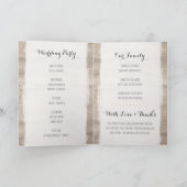 フローラ〔雄ジカの〕枝角素朴結婚式 プログラム予定 プログラム (内部)