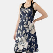 フローラ（青） エプロン (インサイチュ)