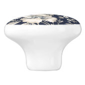 フローラ（青） セラミックノブ (側面)