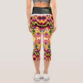 フローラ – 高い腰のカプリス カプリレギンス (裏面)