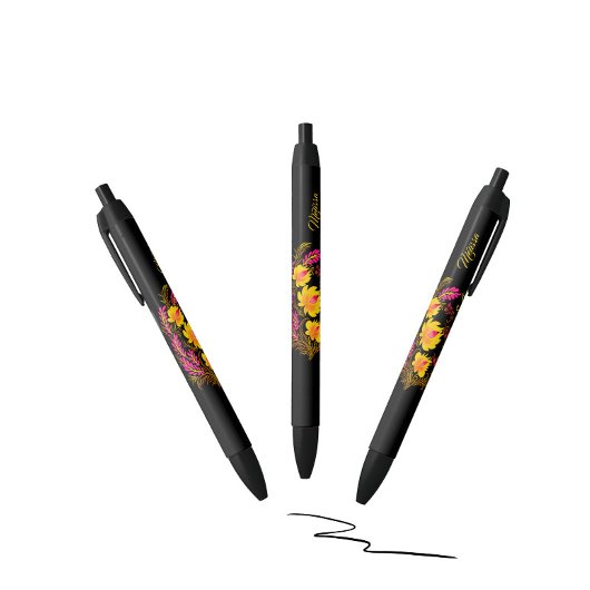 フローラ 黒ボールペン