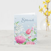 フローラ, 3月8国際的日女性の日 カード (黄色い花)