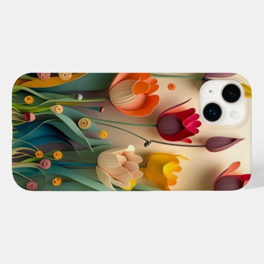 フローラ Case-Mate iPhoneケース (裏面 (横))