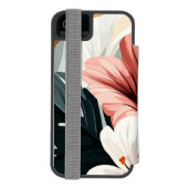 フローラ INCIPIO iPhoneウォレットケース (フォリオ裏面)