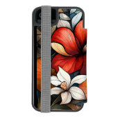 フローラ INCIPIO iPhoneウォレットケース (フォリオ裏面)