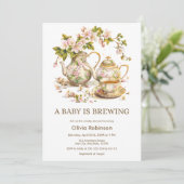 フローラAベビーは赤ちゃんシャワーを醸造している 招待状 (スタンド正面)
