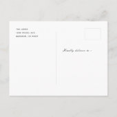 フローラArch Tan写真卒業発表 案内ポストカード (裏面)