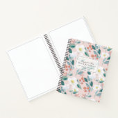 フローラB&Bバケーションレンタル赤面ピンクゲストブック ノートブック (内部)