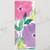 フローラBlossomメニューカード メニュー (裏面)