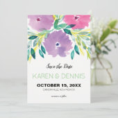 フローラBlossom Save the Date招待状 招待状 (スタンド正面)