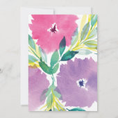 フローラBlossom Save the Date招待状 招待状 (裏面)