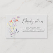 フローラBohoディスプレイシャワー エンクロージャーカード (正面)