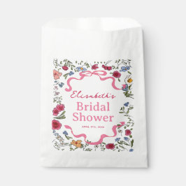 フローラBow She's Linging the Knotブライダルシャワー フェイバーバッグ