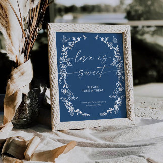 フローラChinoiserie愛は甘いペデスタルサイン 台座サイン