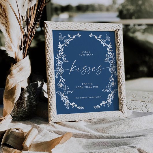 フローラChinoiserie推測する数のキス 台座サイン