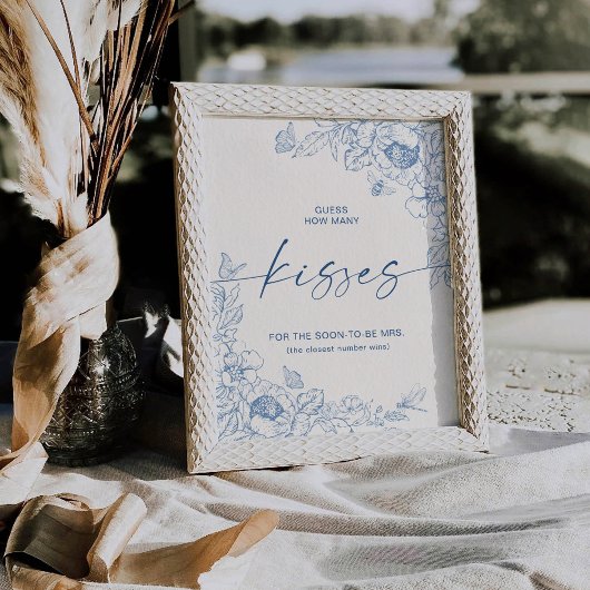 フローラChinoiserie推測する数のキス 台座サイン