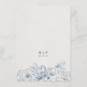 フローラChinoiserie結婚のフラットメニュー メニュー (裏面)