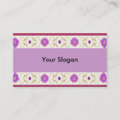 フローラDecoプロファイルカード 名刺 (裏面)