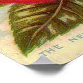 フローラGem 1897バラヴィンテージ花広告 ポスター (角)