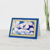 フローラGet Well Card、5" x 7"折り畳みGet Well Card カード (正面)