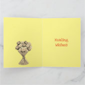 フローラGet Well Momデザインカード カード (内部)