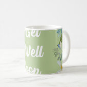 フローラGet Well Soon Greetings Announcement Mug コーヒーマグカップ (正面右)