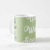 フローラGet Well Soon Greetings Announcement Mug コーヒーマグカップ (正面左)