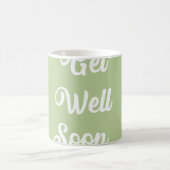 フローラGet Well Soon Greetings Announcement Mug コーヒーマグカップ (中央)