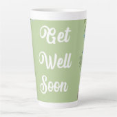 フローラGet Well Soon Greetings Announcement Postca カフェラテマグ (正面)