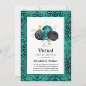 フローラGothic Online 結婚 Virtual 招待状 (正面)