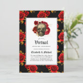 フローラGothic Online 結婚 Virtual 招待状 (スタンド正面)