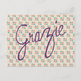 フローラGrazie Thank You 結婚's Postages ポストカード