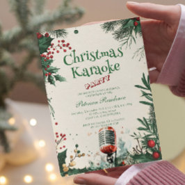 フローラIマイククリスマスカラオケパーティー 招待状