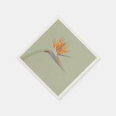 フローラI：パラダイスの鳥 – 紙ナプキン スタンダードカクテルナプキン (角)
