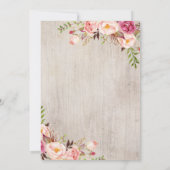 フローラI Do BBQバーベキューシャワー 招待状 (裏面)