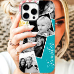 フローラInstagramフィルムストリップフォトコラージュカスタム iPhone 16 Proケース<br><div class="desc">Instagramのお気に入りのフィルムストリップ写真コラージュのデザインと名前を搭載した、この美しいフローラをテーマにしたiPhoneケースでインスパイアあなたの思い出を披露パーソナライズされたしなさい。家族の写真、ペットの写真、または大切な瞬間に最適なカスタムこのCase-Mate iPhoneケースはスタイルと保護を兼ね備えている。お名前と写真を付けた個人touchユニークを、1種類の電話ケースに追加。</div>