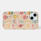 フローラiPhone 15ケース iPhone 15ケース (裏面横)