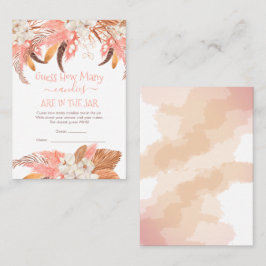 フローラJarゲームカード内のキャンディの数を推測 名刺