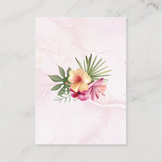 フローラJarゲームカード内のキャンディの数を推測 名刺 (裏面)