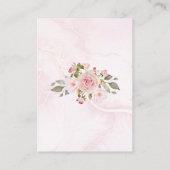 フローラJarゲームカード内のキャンディの数を推測 名刺 (裏面)