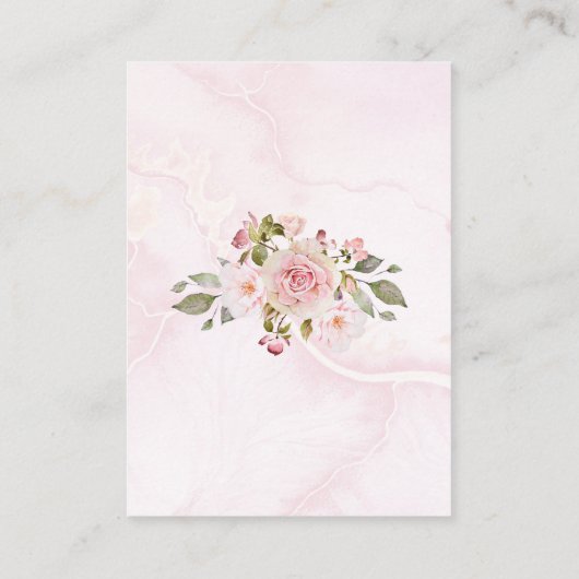 フローラJarゲームカード内のキャンディの数を推測 名刺 (裏面)