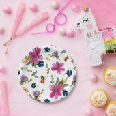 フローラJoyaux署名プレート ペーパープレート (パーティー)