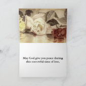 フローラKJVバイブルバース悔やみや弔慰 カード (内部)