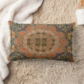 フローラL:umbar枕、美術工芸品運動 ランバークッション (ブランケット)