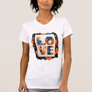 フローラLOVE Women's T-Shirt Tシャツ
