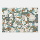 フローラMagnolias Decompage ラッピングペーパーシート (正面)