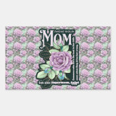 フローラMom定義オールオーバープリントプリント 長方形シール (正面)